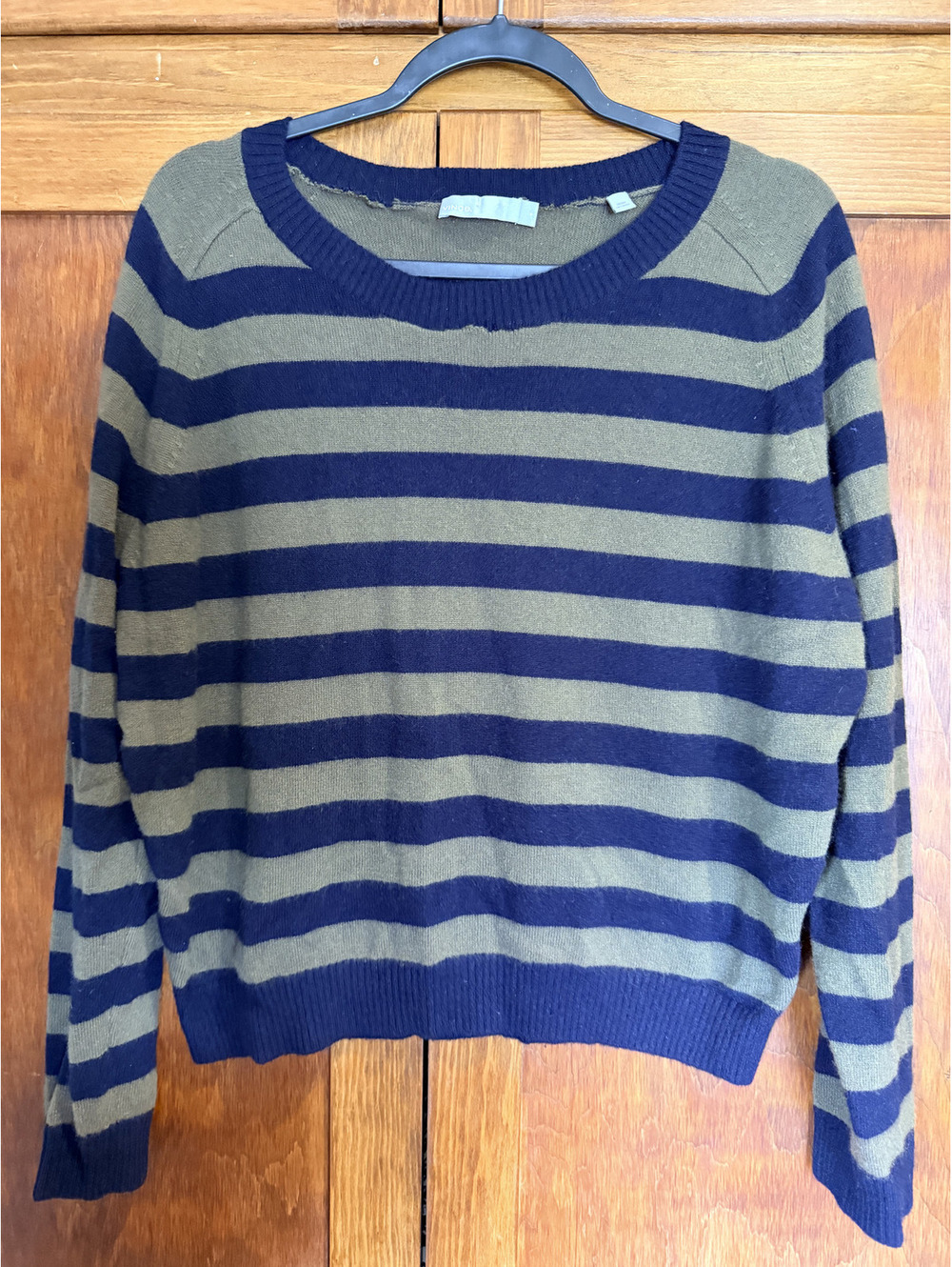 Vince Brown and Navy Light Sweater Small Indie